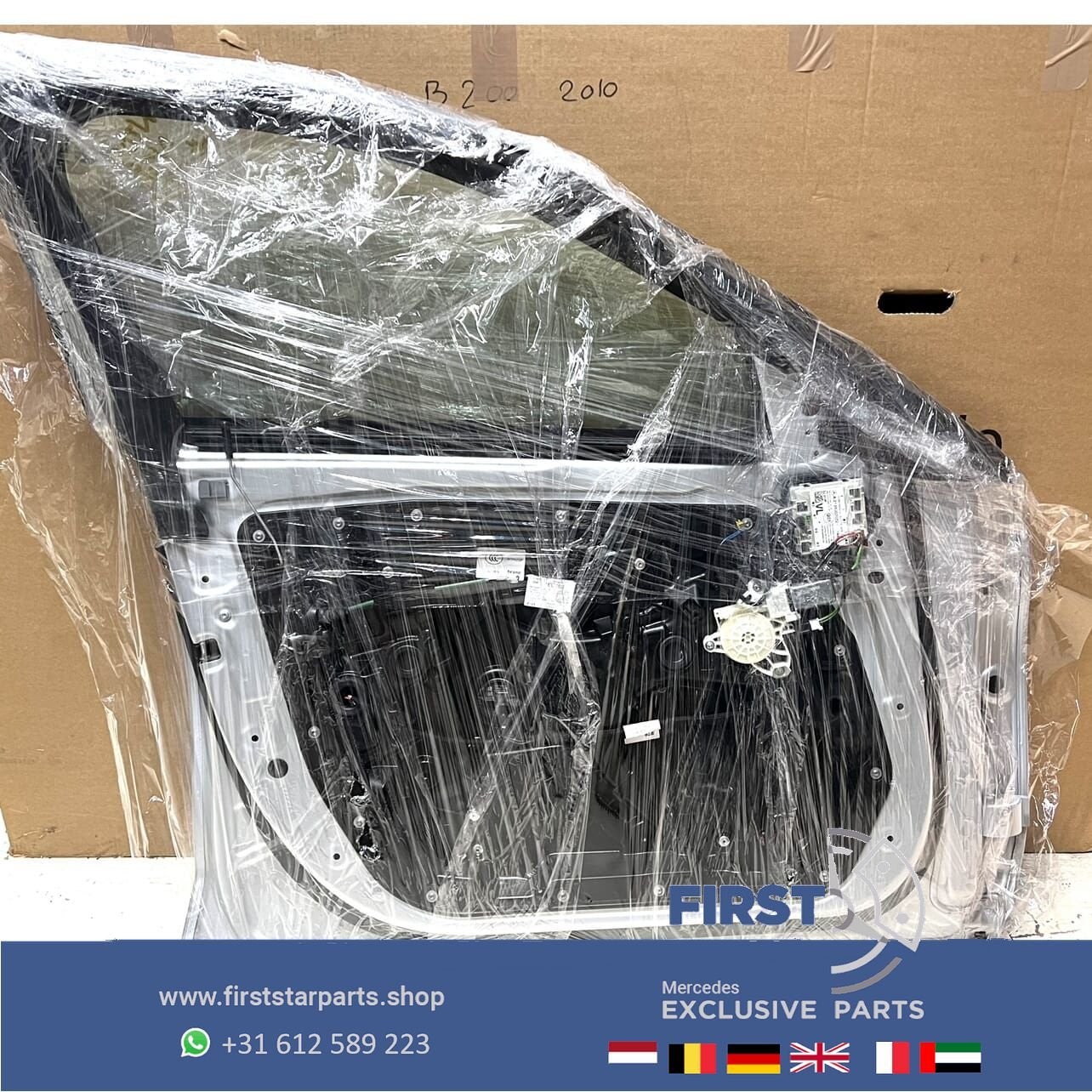 W205 C43 C63 AMG DEUR ZILVER GRIJS COMPLEET LINKS VOOR Merce, Auto-onderdelen, Gebruikt, -, Deur, Voor
