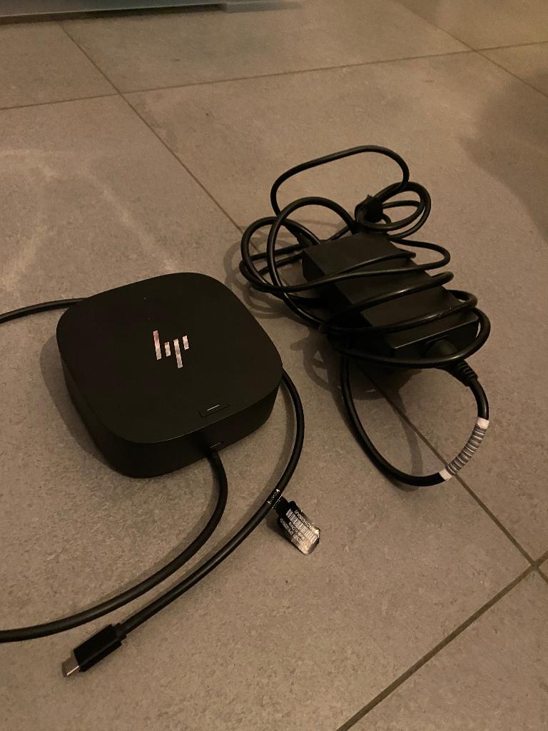 HP dock G5 120W, Computers en Software, Docking station, Ophalen of Verzenden, Zo goed als nieuw, HP