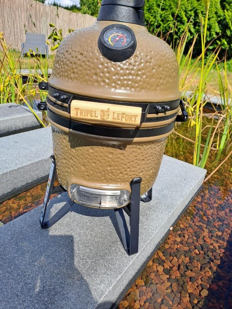 (NEUWE) " TRIPPEL LEFORT. " Keramische BBQ BergHOFF, Verzamelen, Biermerken, Ophalen
