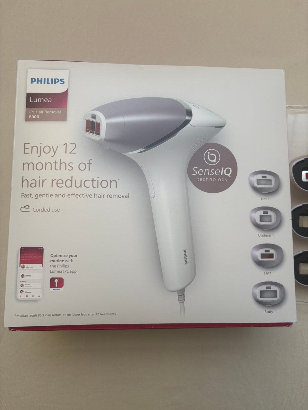 Philips IPL lichtontharing Lumea 8000 Series, Elektronische apparatuur, Ophalen, Zo goed als nieuw, Overige typen