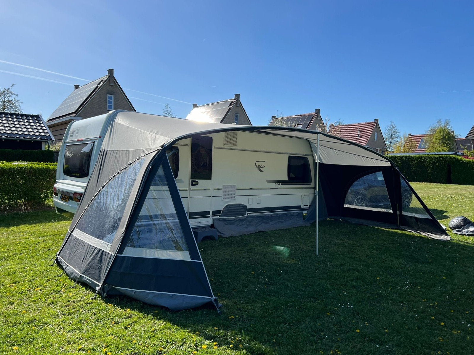 Dorema Mondial panoramaluifel maat 16 (1025-1050 cm), Ophalen, Zo goed als nieuw, Ten Cate All Season 240g/m2, Dorema