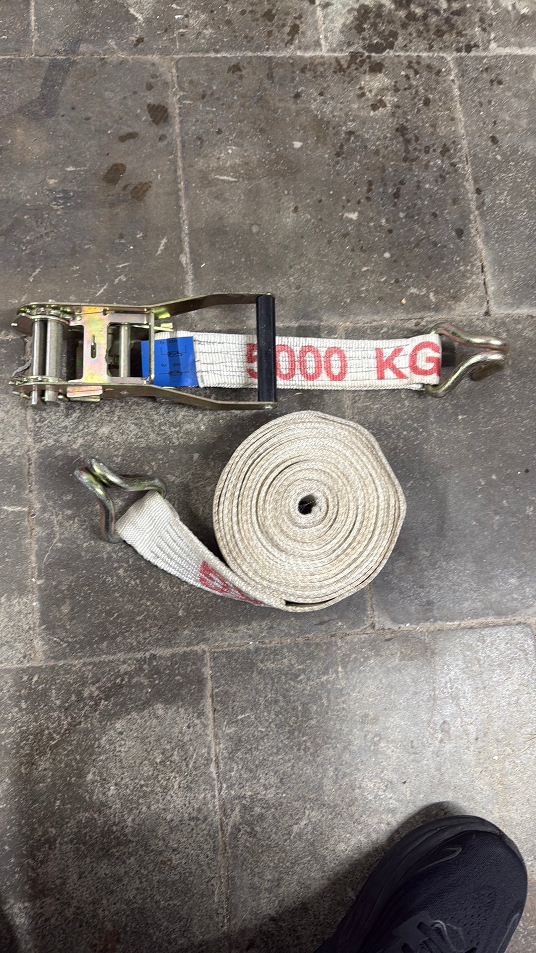 Professionele spanband 5000 kg – in goede staat, Ophalen, Zo goed als nieuw