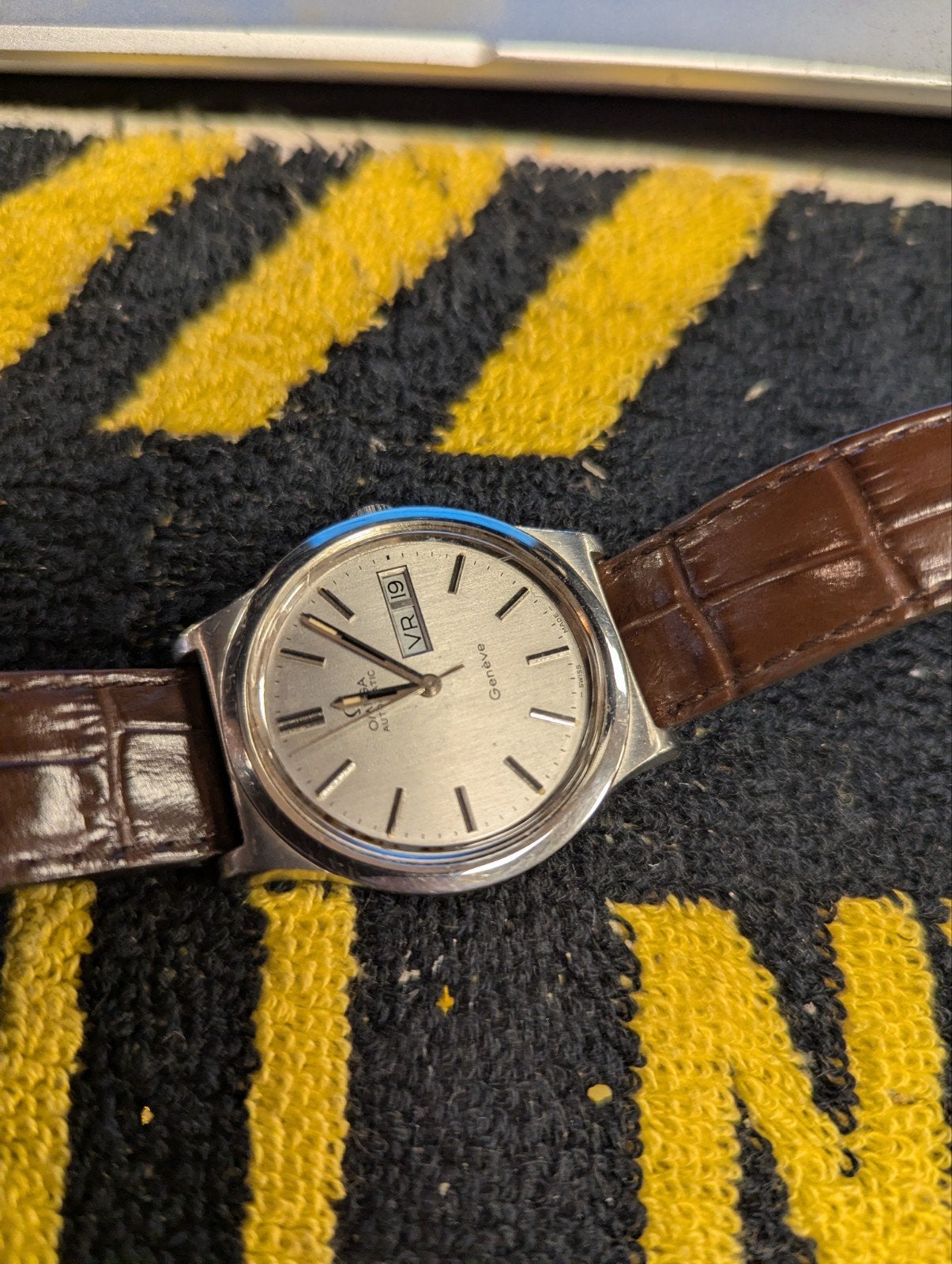 1970's Omega Genève automatic, Bijoux, Sacs & Beauté, Montres | Hommes, Enlèvement ou Envoi, Utilisé, Montre-bracelet, Omega
