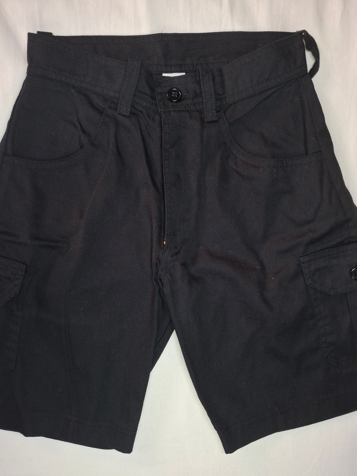 Zwarte cargo shorts – korte broek – maat 140, Kinderen en Baby's, Kinderkleding | Maat 140, Broek, Jongen of Meisje, Ophalen of Verzenden