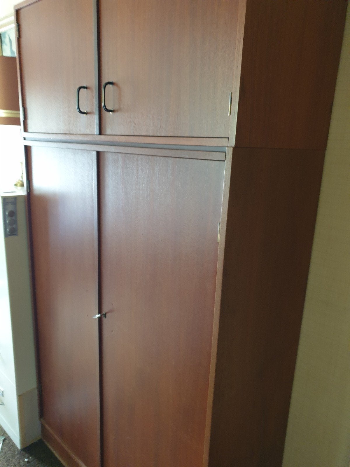kast, Huis en Inrichting, Kasten | Roldeurkasten en Archiefkasten, Ophalen, Gebruikt, 100 tot 150 cm, 200 cm of meer