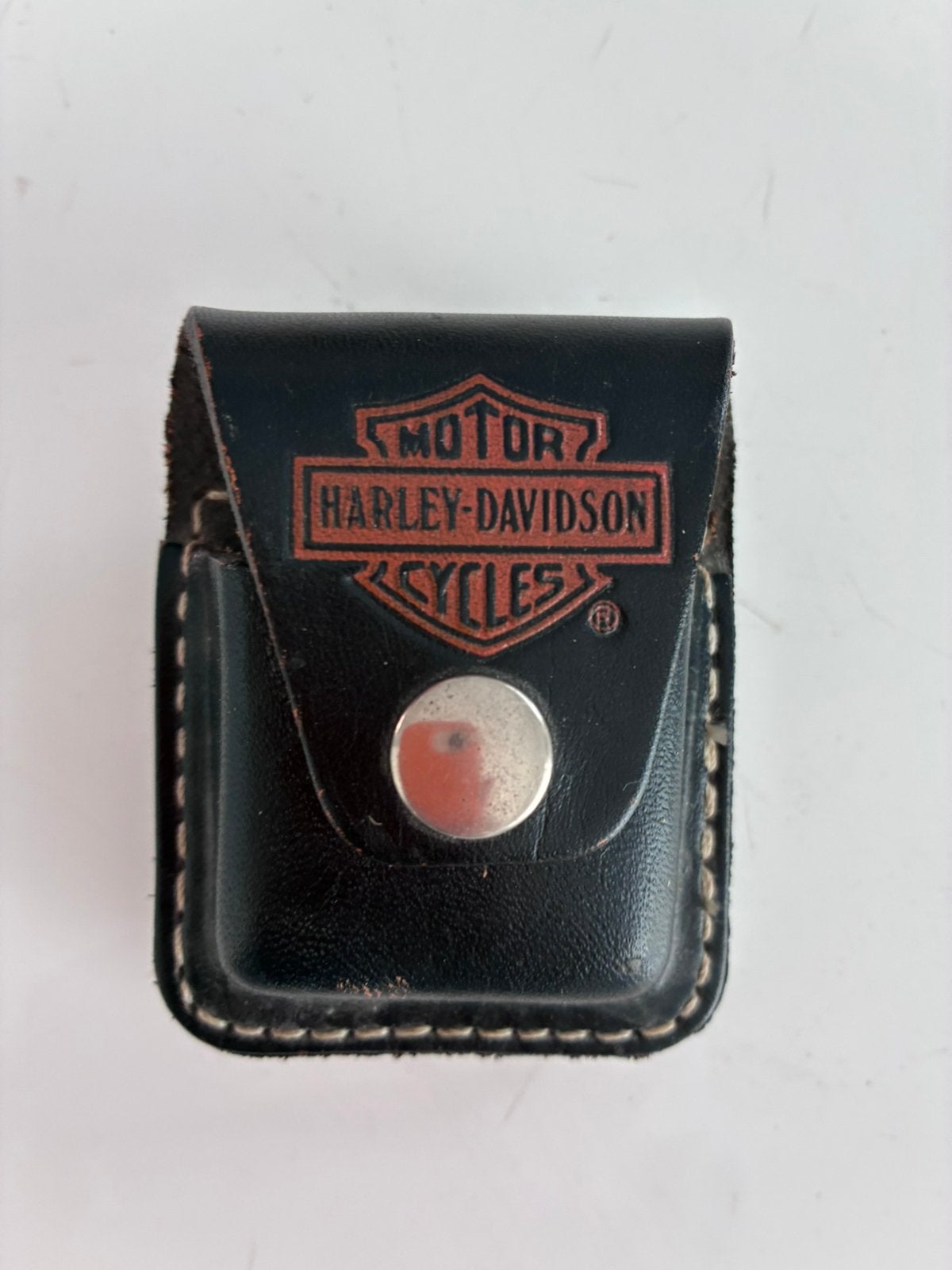 Housse Harley Davidson pour briquet zippo, Enlèvement ou Envoi, Comme neuf