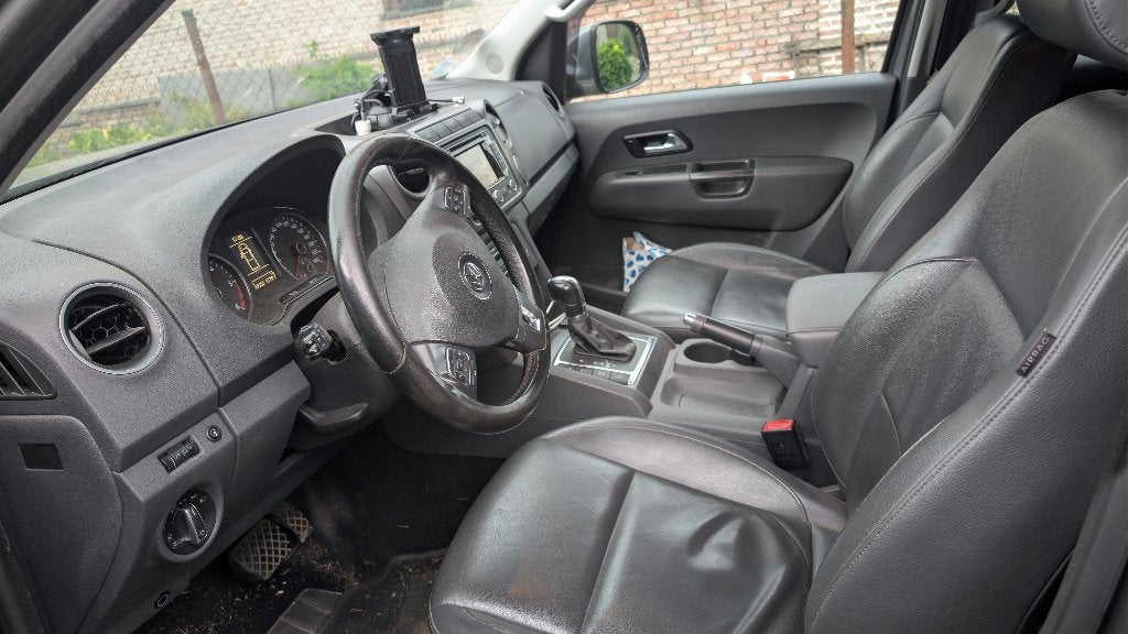 VW Amarok, Auto's, Automaat, Zwart, Leder, Vierwielaandrijving