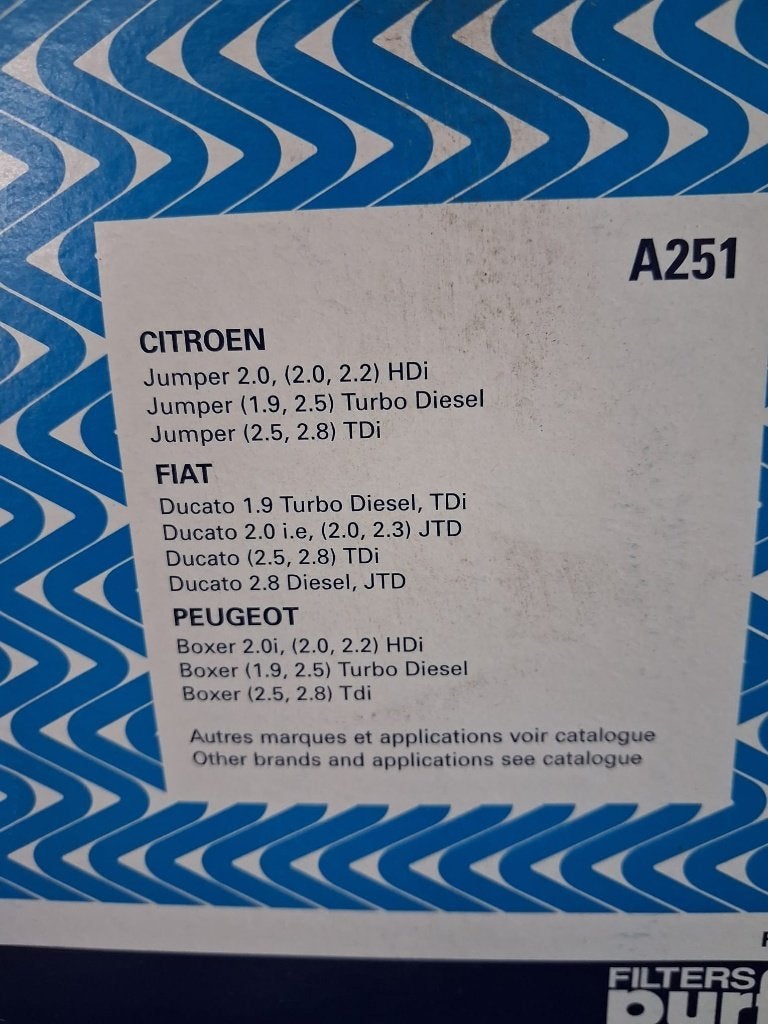 luchtfilters, Enlèvement, Neuf, Fiat