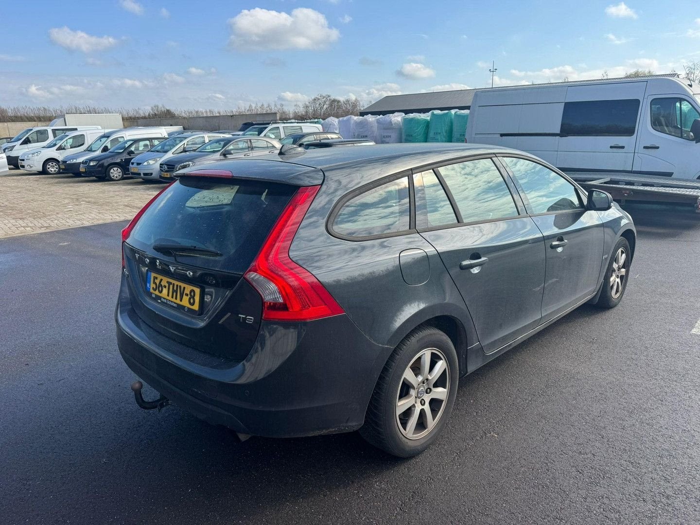 Volvo V60 1.6 T3 Kinetic | Climate | Cruise | Navi |, Auto's, Volvo, Zwart, Zilver of Grijs, V60, Bedrijf