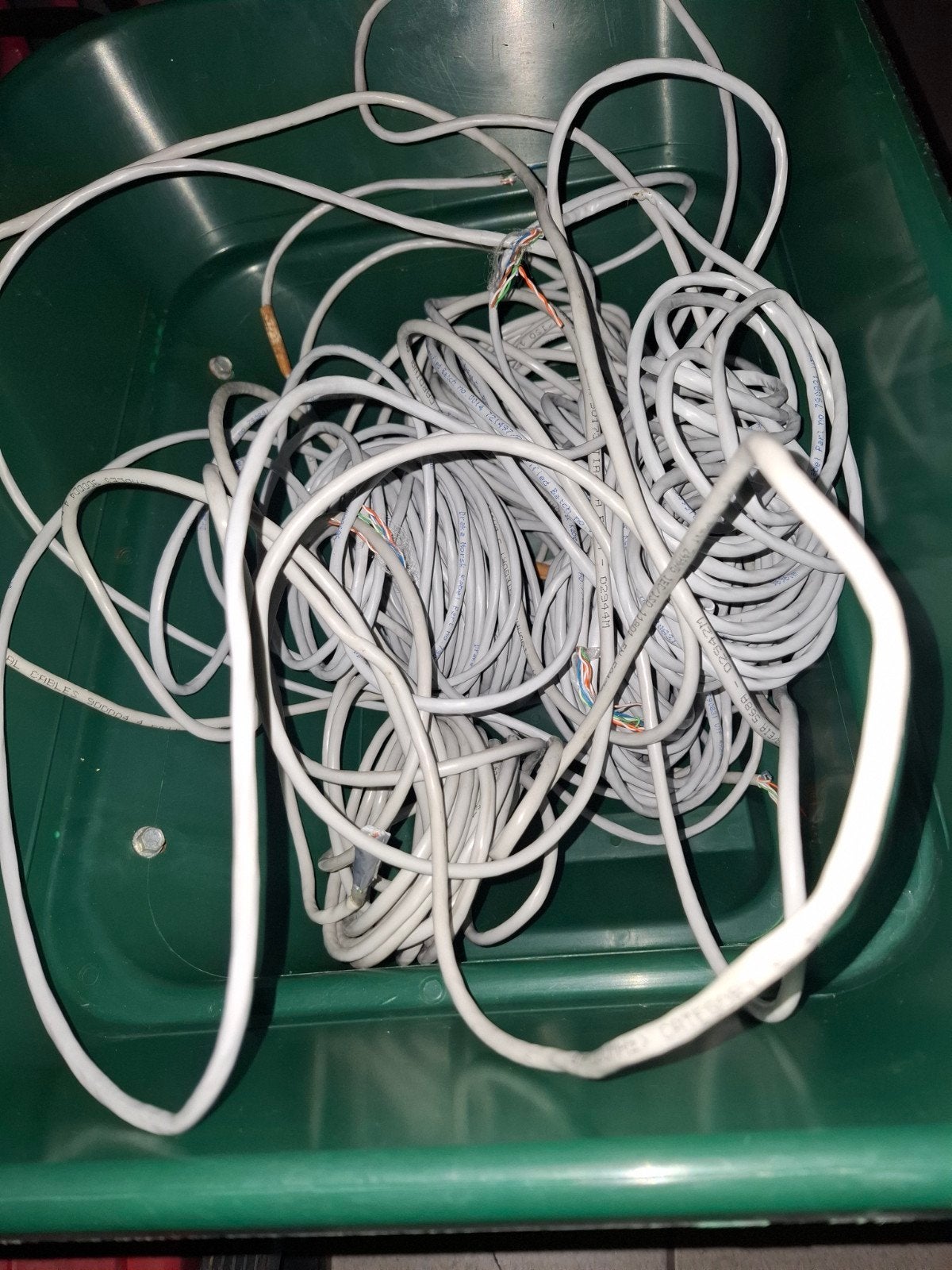 utp cat 5, Ophalen