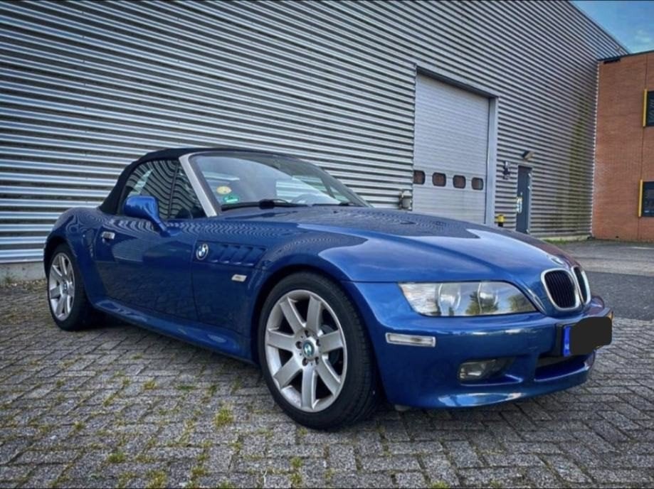 bmw z3 toppasblau 1.9 perfecte staat, Auto's, BMW, Zwart, 4 cilinders, Cabriolet, Blauw