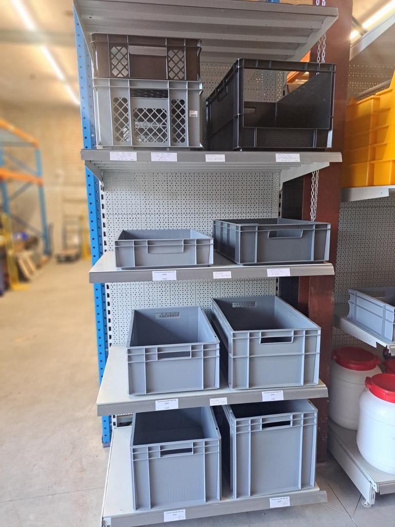 Magazijnbakken occasie en nieuw.  Grote keuze!, Ophalen