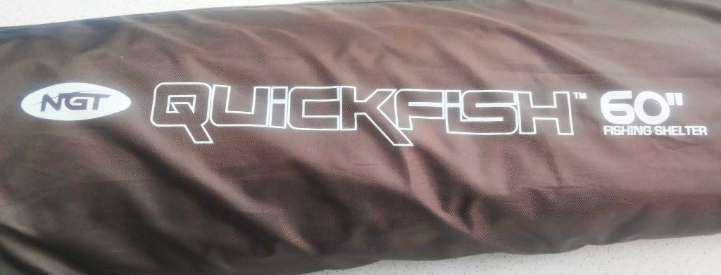 NGT Quickfish 60" Shelter, Sports nautiques & Bateaux, Enlèvement, Comme neuf, Ensemble complet