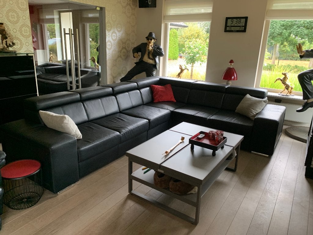 hoeksalon in perfecte staat, Ophalen, Zo goed als nieuw, Vierpersoons of meer, Leer