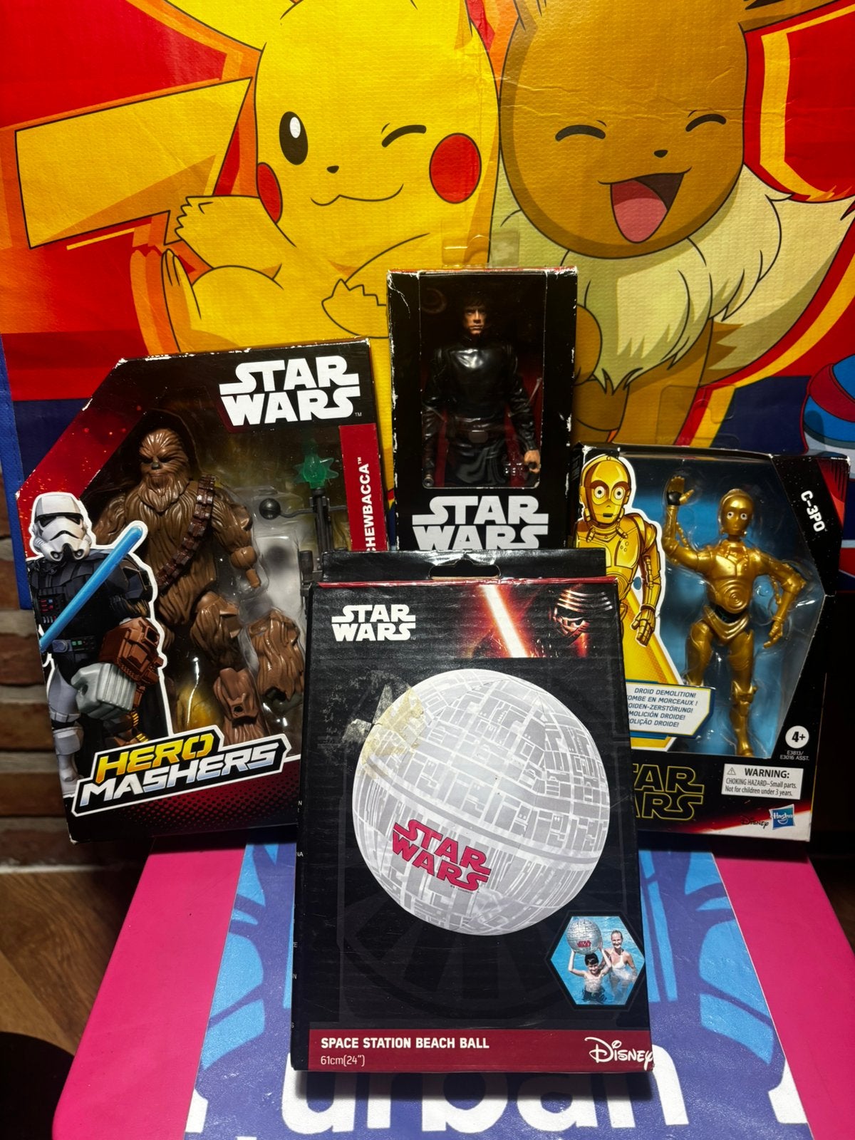 Lot de  3 figurines et accessoire Star Wars neufs, Enlèvement ou Envoi, Neuf