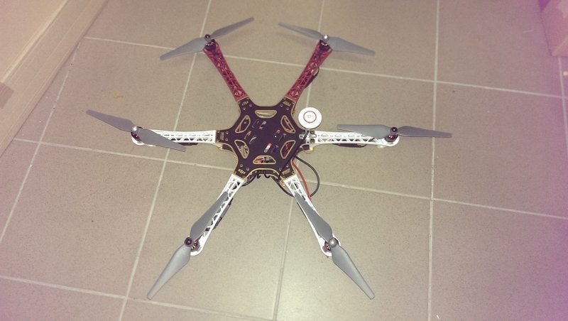 Hexacopter 550 DJI NAZA, Elektro, Quadcopter of Multicopter, RTF (Ready to Fly), Ophalen of Verzenden