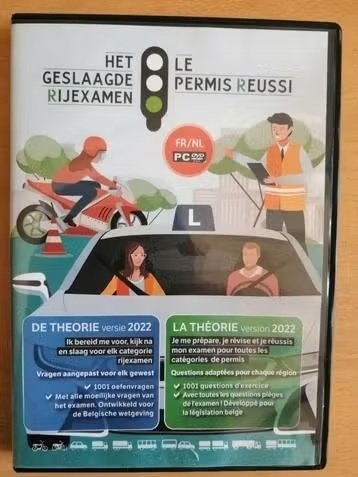PC DVD Permis Reussi/Geslaagd Rijbewijs 2022 Fr/Nl, Computers en Software, Educatie- en Cursussoftware, Windows, Ophalen of Verzenden