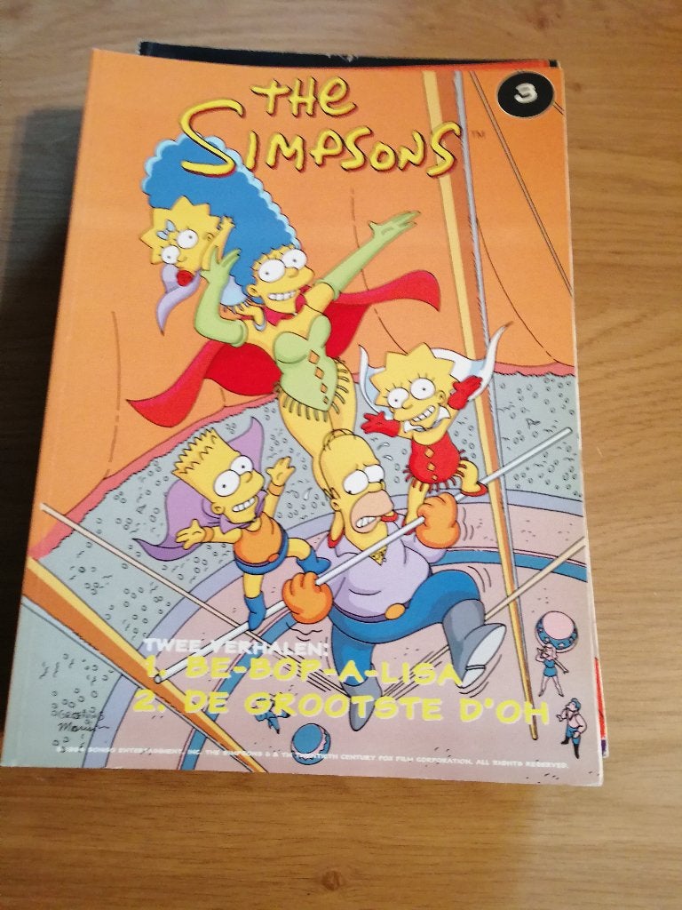 The simpsons strips, Boeken, Meerdere stripboeken, Ophalen of Verzenden, Gelezen, M. Groening