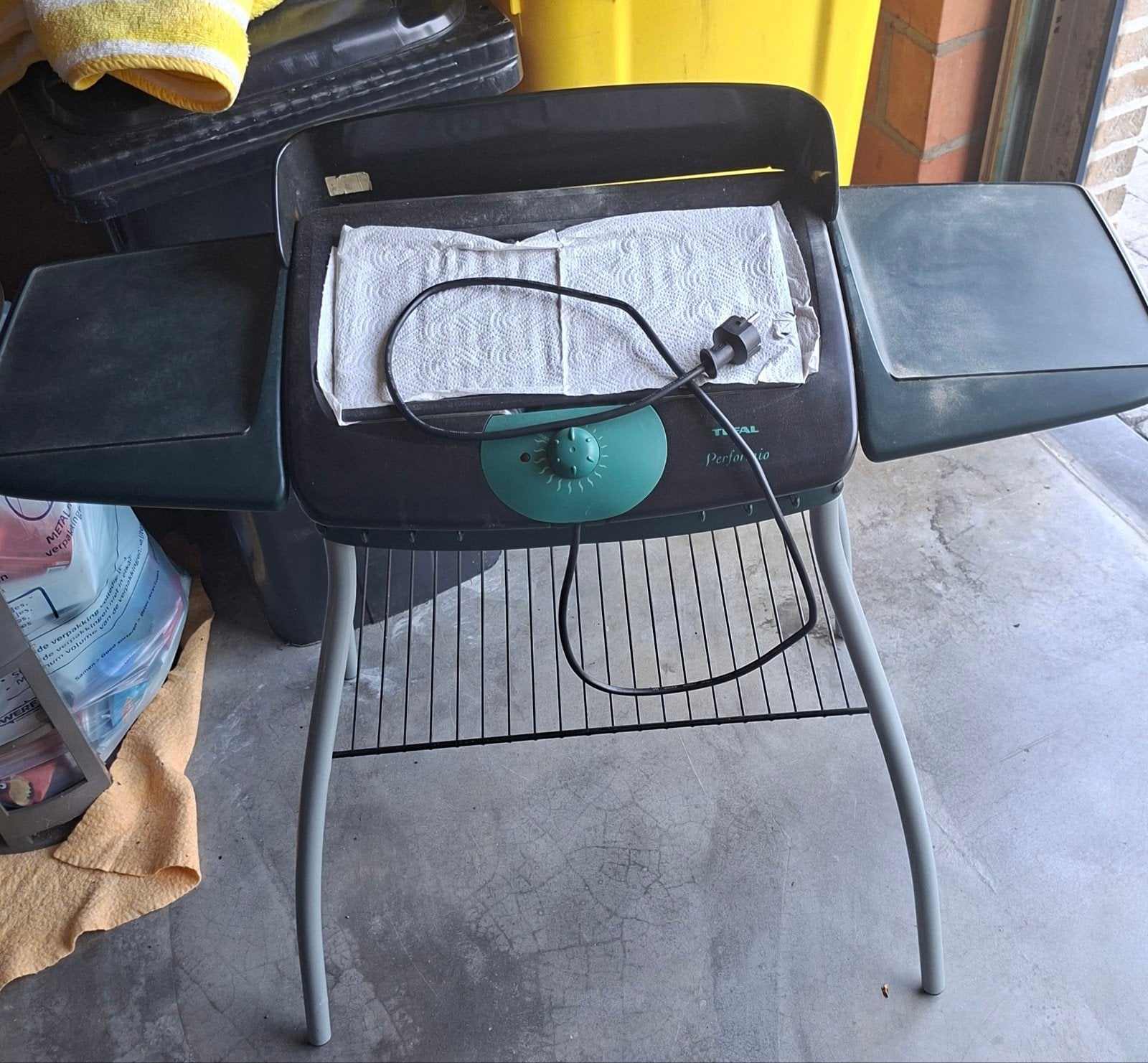 Elektrische bbq van Tefal, Enlèvement