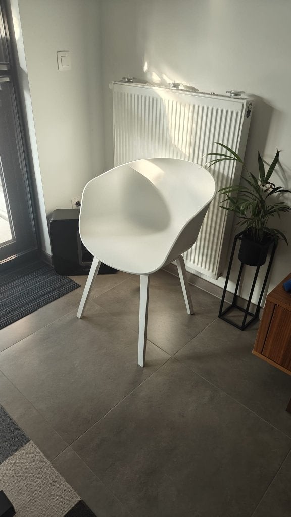 Kuip stoelen (4x) of per 2, Huis en Inrichting, Stoelen, Ophalen, Kunststof, Wit, Zo goed als nieuw