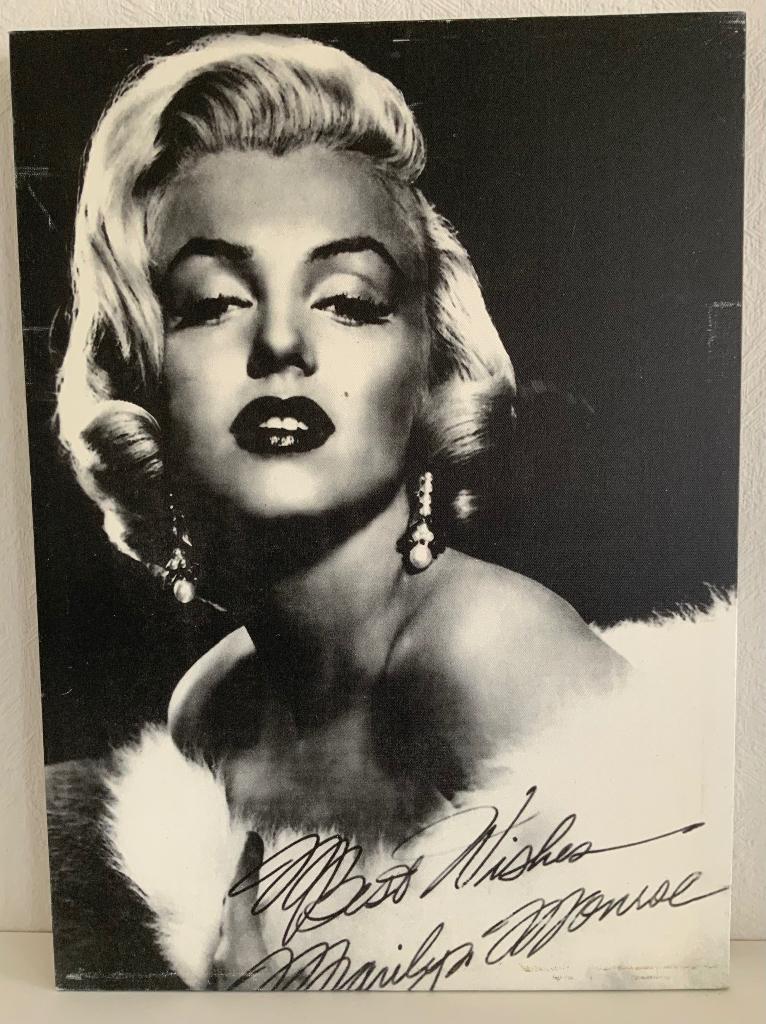 Print Maryline Monroe, Moins de 50 cm, Comme neuf, Enlèvement, 50 à 75 cm