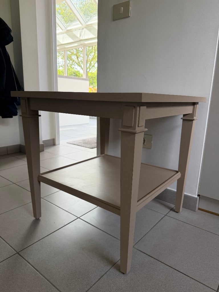 salontafel / bijzettafel landelijk, Ophalen, 50 – 75, 50 tot 100 cm, Vierkant