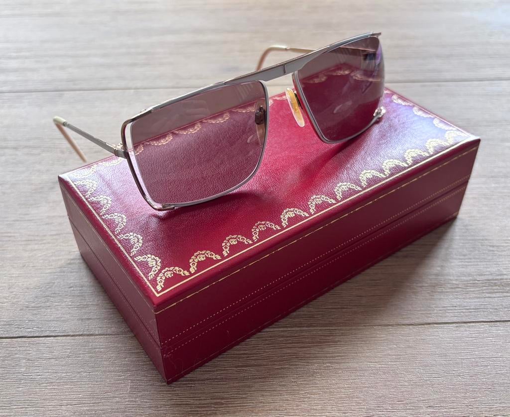 Vintage Cartier zonnebril, Handtassen en Accessoires, Zonnebrillen en Brillen | Dames, Ophalen of Verzenden, Zo goed als nieuw