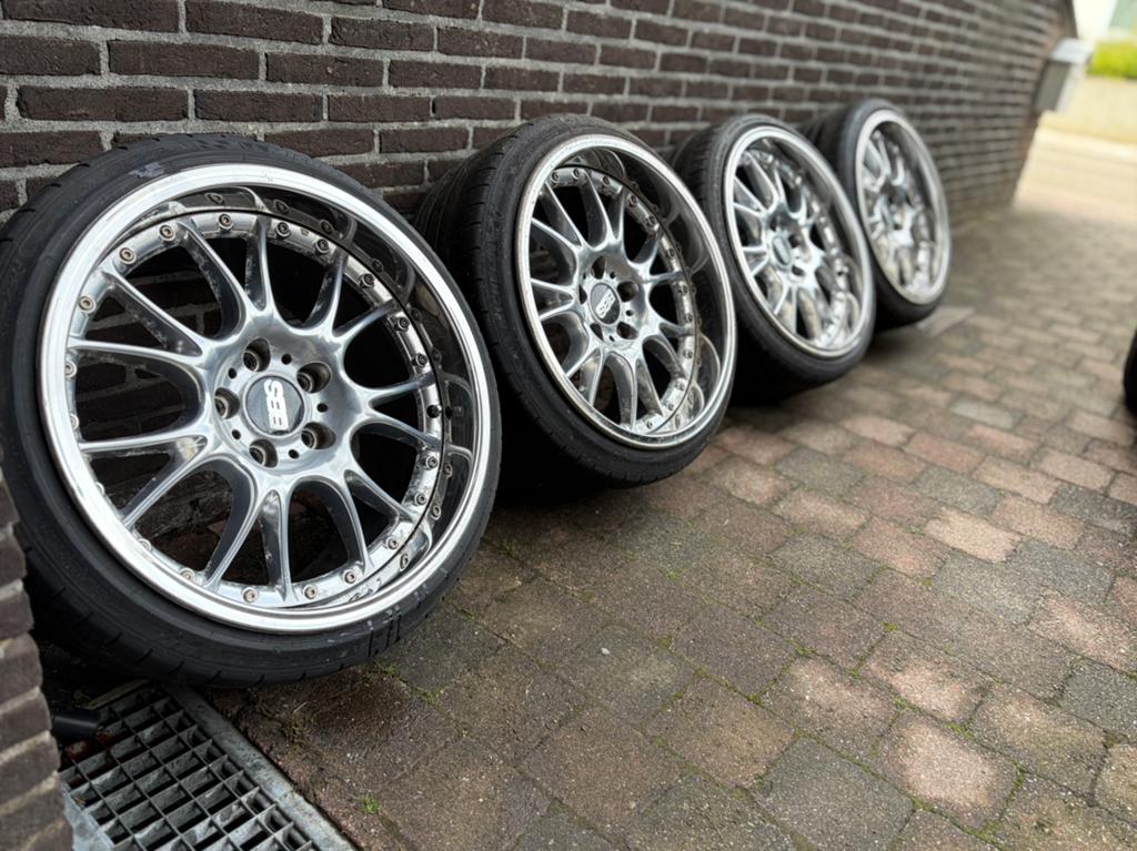 Dikke set bbs 19inch 5x120 BMW, Auto-onderdelen, Banden en Velgen, Ophalen, 19 inch, Band(en)