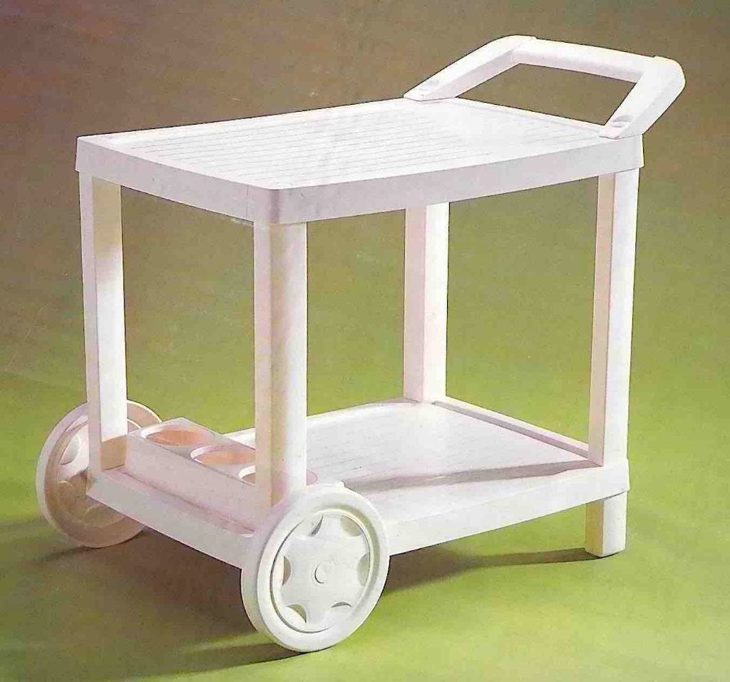 dienwagen serveerwagen, Ophalen, Kunststof, Zo goed als nieuw, 75 cm of meer