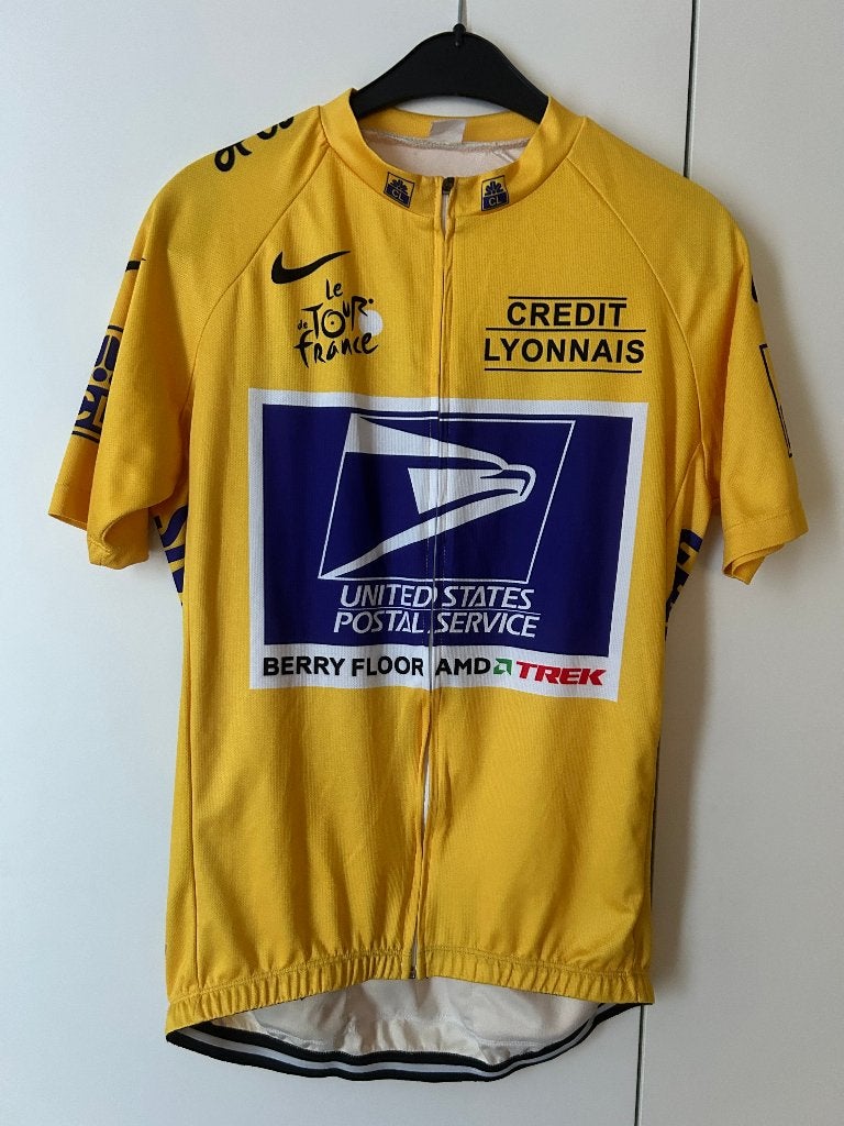 Tour de France Ronde van Frankrijk Gele trui Lance Armstrong, Verzamelen, Ophalen of Verzenden, Gebruikt, Shirt