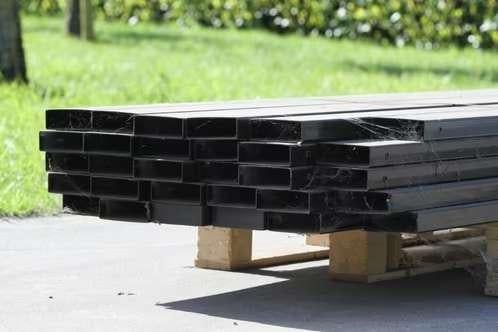 Poteaux de jardin en métal 120x40 pour gabions, Enlèvement, Comme neuf, 180 à 250 cm, Poteaux