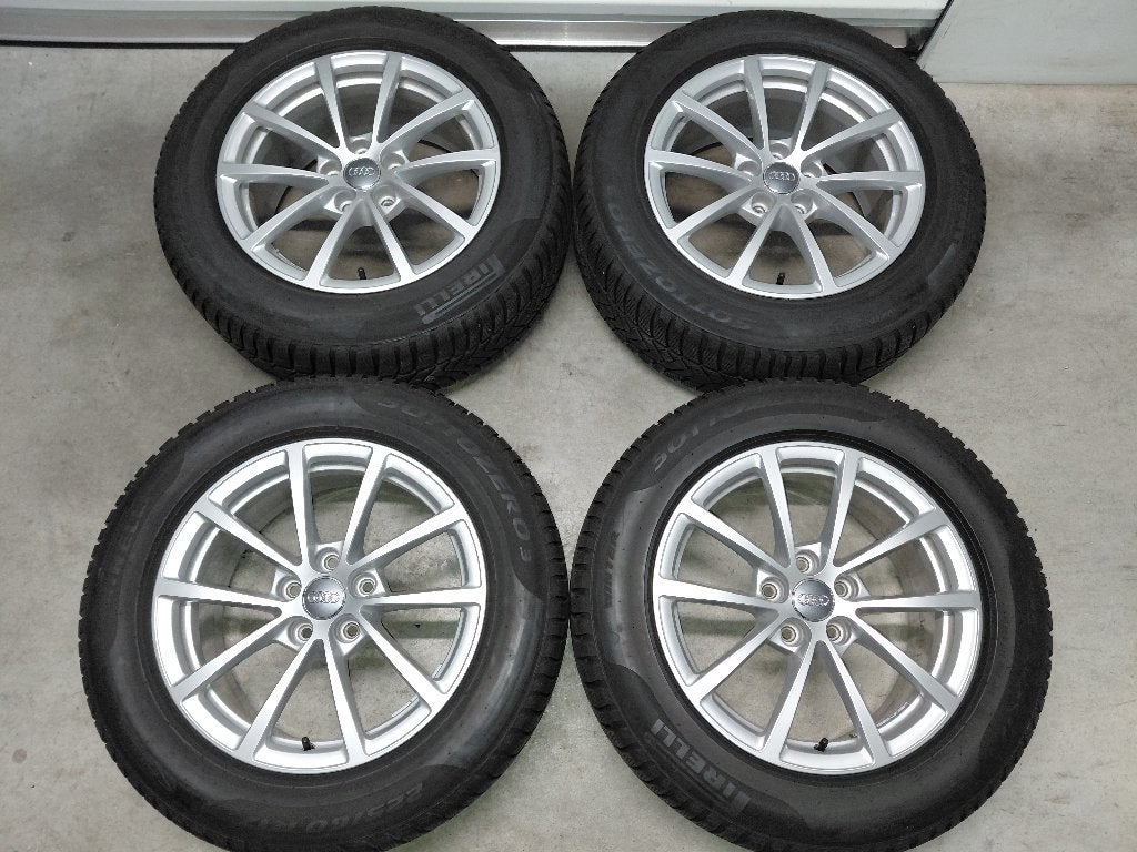 17 inch velgen met winterbanden Audi A6 (2018 - 2023), Ophalen