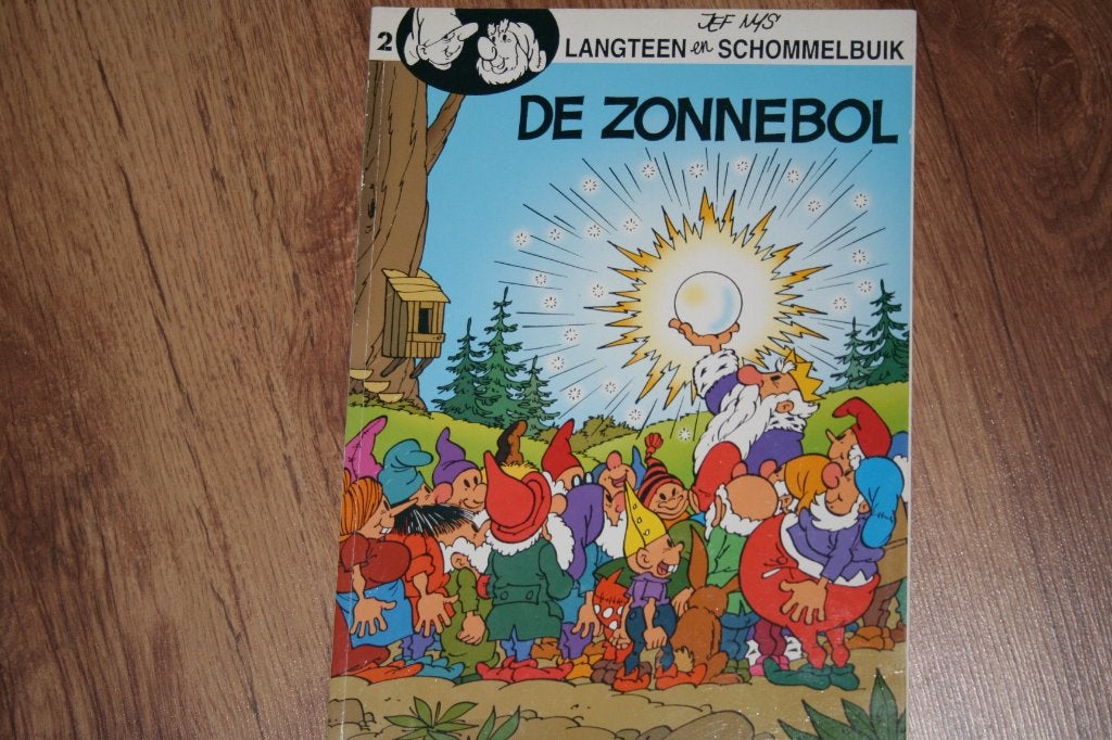 strip van Langteen en Schommelbuik, Eén stripboek, Ophalen of Verzenden, Gelezen, Jef Nys.