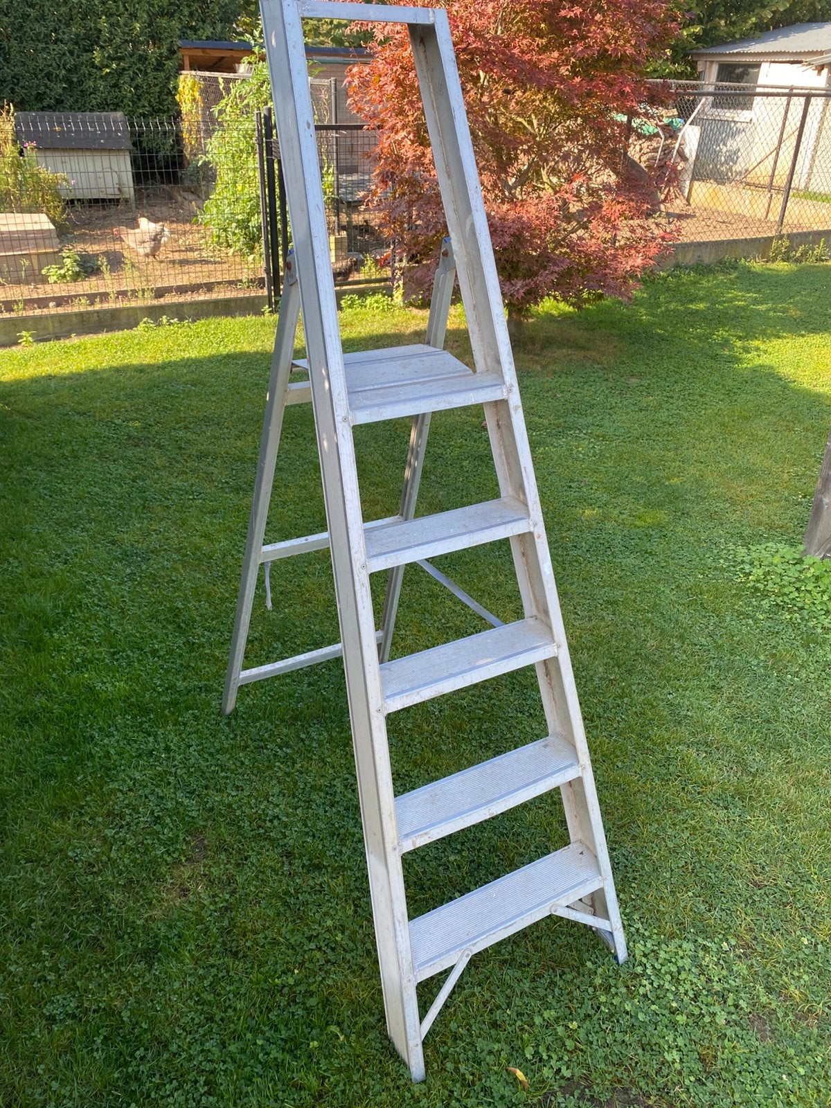 Trapladder, Ophalen, Gebruikt
