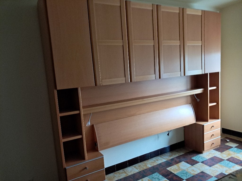 kopstuk ensemble voor een bed van max. 1,60 m, Ophalen, Gebruikt, Hout