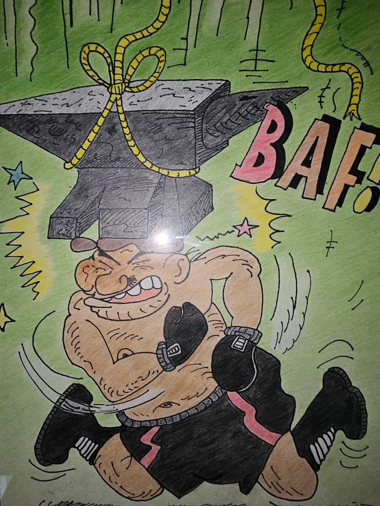 Originelen Striptekening Naar Urbanus, Ophalen