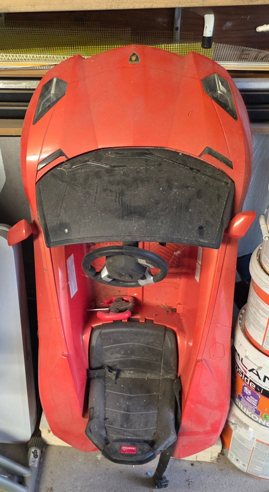 kinder auto batterij, Ophalen