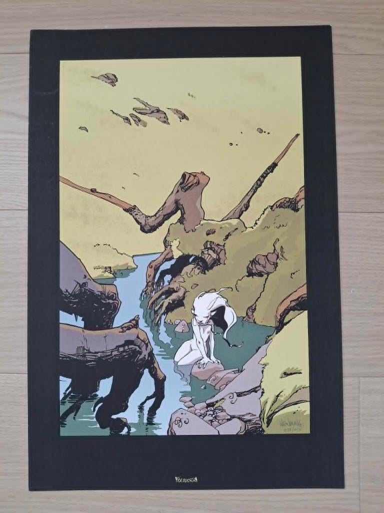 Wendling sérigraphie 150 ex, 1994, Wendling, Une BD, Enlèvement, Utilisé