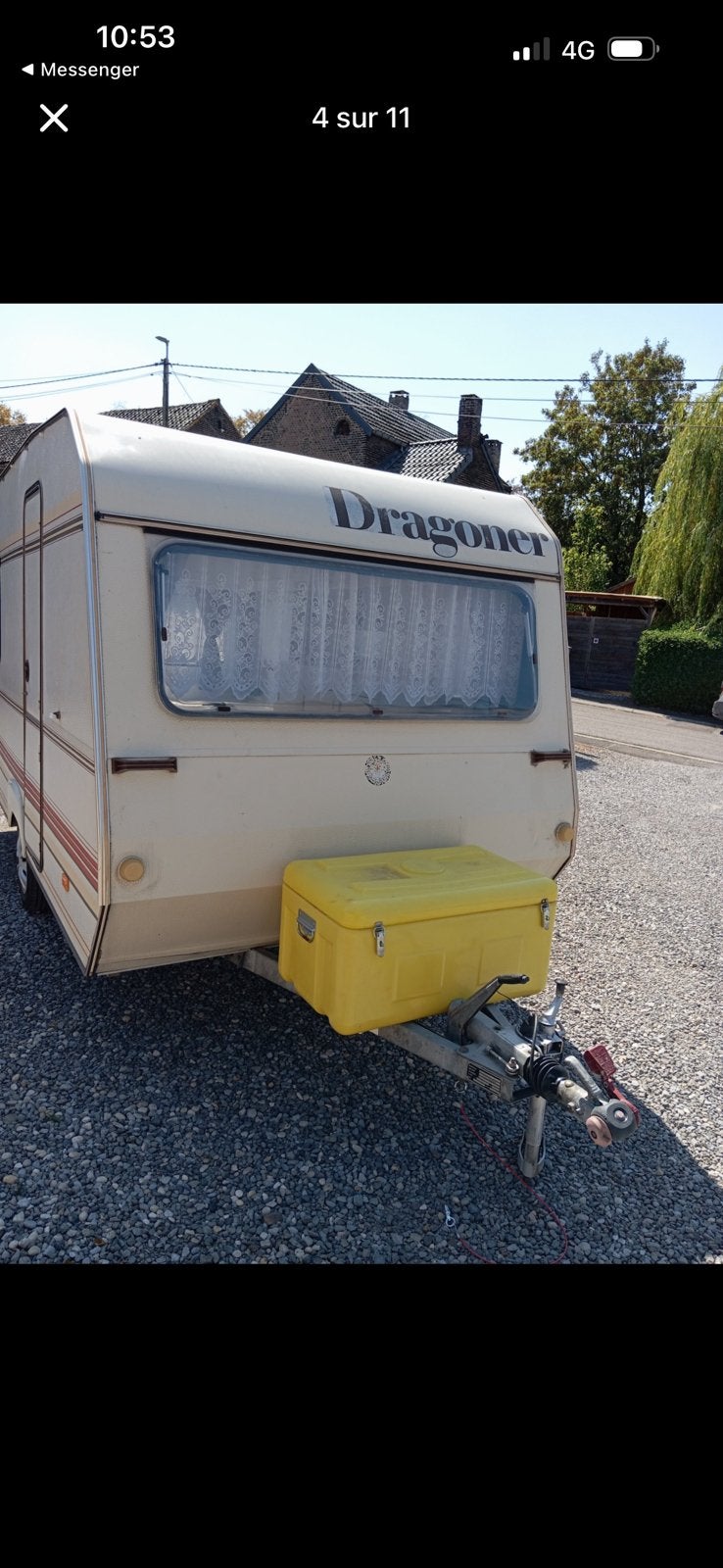 Caravane -750 kilos, Caravanes & Camping, Caravanes, Particulier, Auvent
