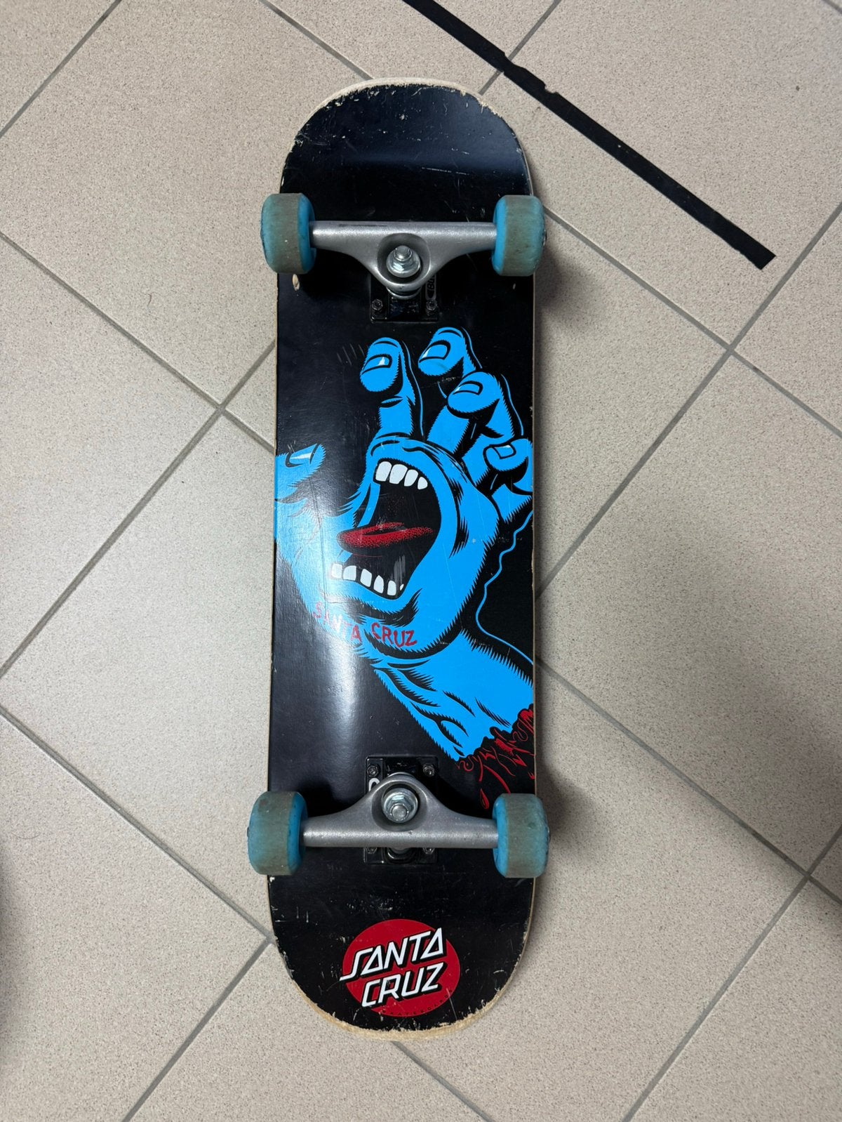 Skateboard Santa Cruz, Sport en Fitness, Ophalen, Gebruikt, Skateboard