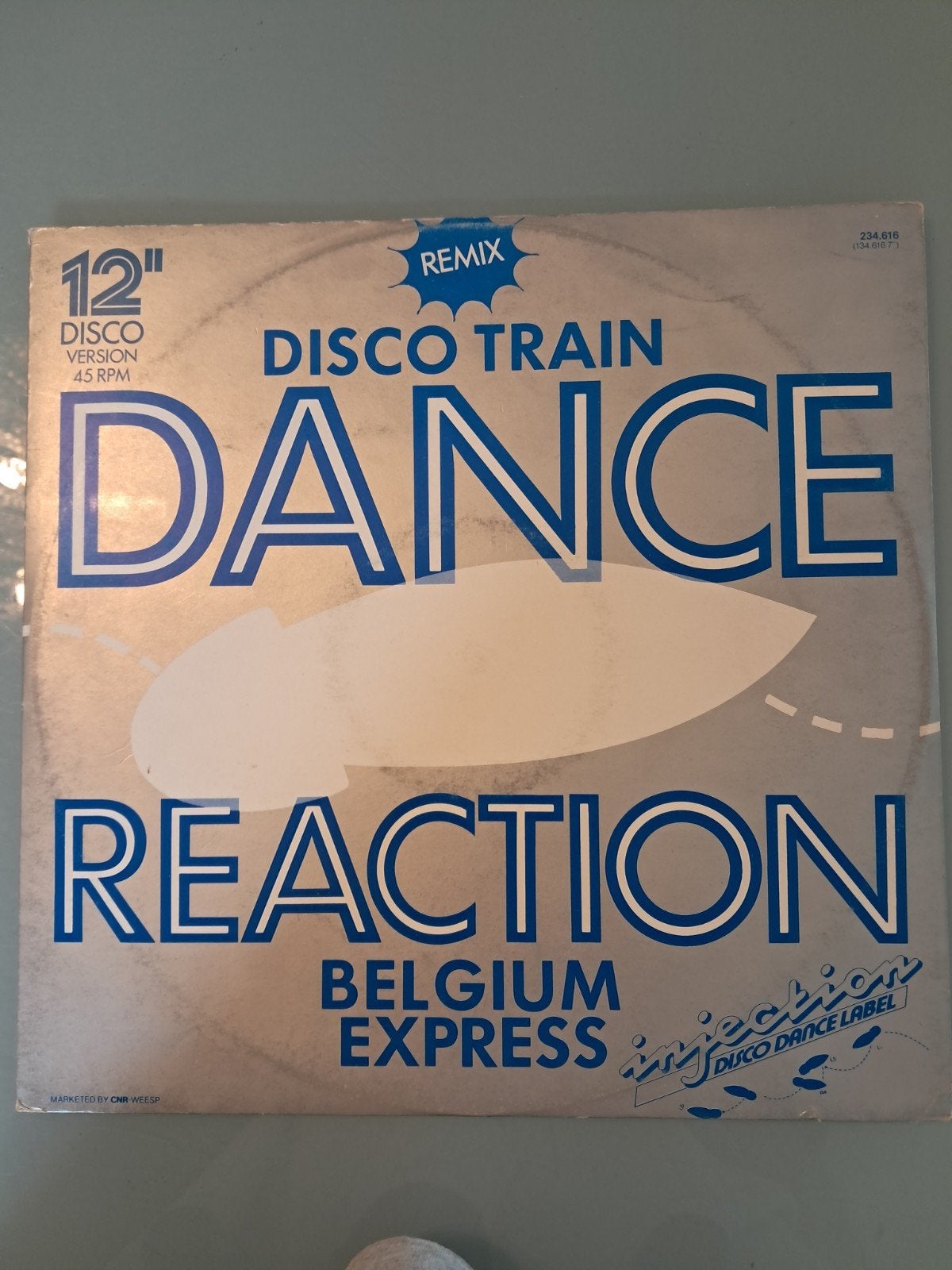 Dance reaction ..disco train 1983...12 inch"EP, 12 pouces, Comme neuf, Envoi, Disco