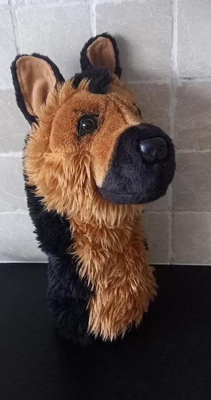 handpop Hond Duitse herdershond 37 cm, Enlèvement ou Envoi, Comme neuf, Chien