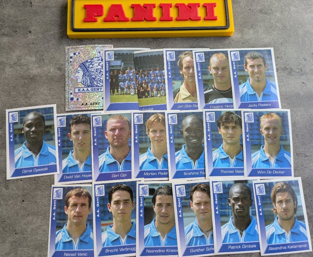 AUTOCOLLANTS PANINI 19X FOOTBALL 2003 GENT CHEESE FOOTBALL, Envoi, Neuf