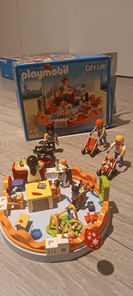 KINDERDAGVERBLIJF + PLAYMOBIL-ACCESSOIRES, Enlèvement, Comme neuf, Playmobil en vrac