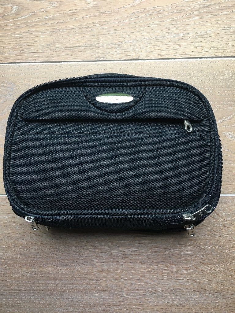 toiletzak zwart, Handtassen en Accessoires, Toilettassen, Ophalen of Verzenden, Gebruikt, Zwart