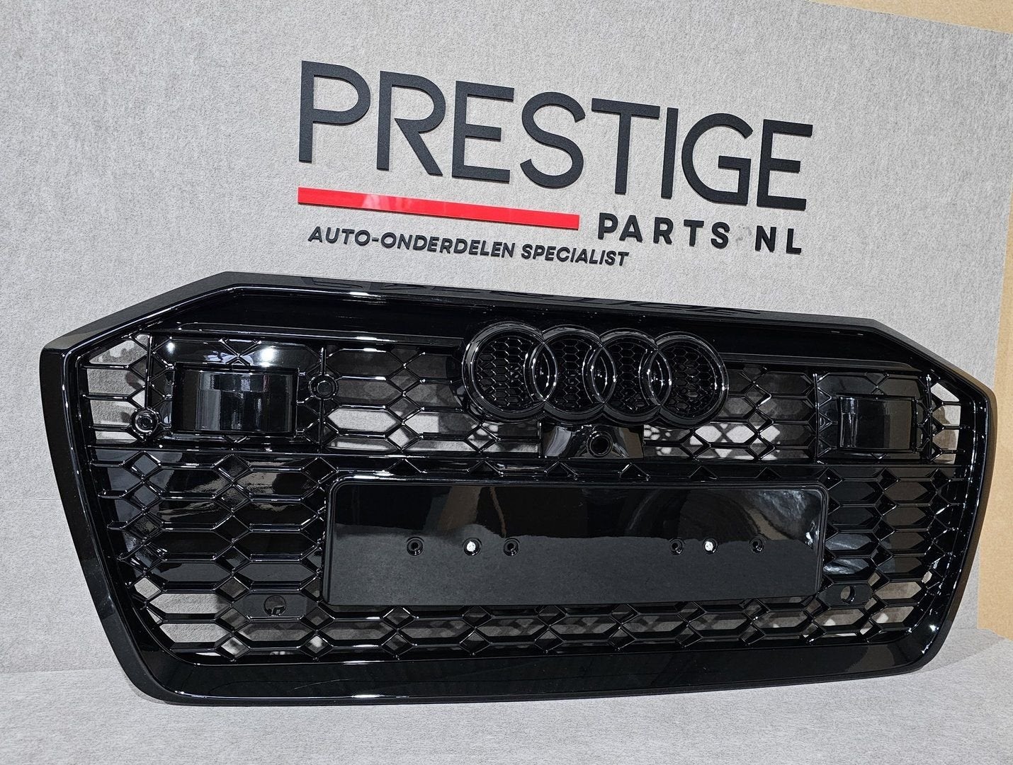 Grill Audi A6 C8 4K S-line S6 RS6 LOOK GRILLE HOOGLANS ZWART, Auto-onderdelen, -, Voor, Nieuw, Ophalen of Verzenden