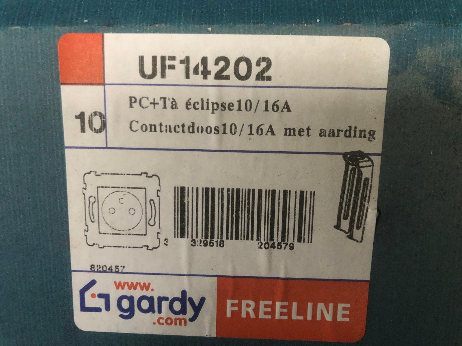 Gardy stopcontact uf14202, Ophalen, Zo goed als nieuw, Stopcontact