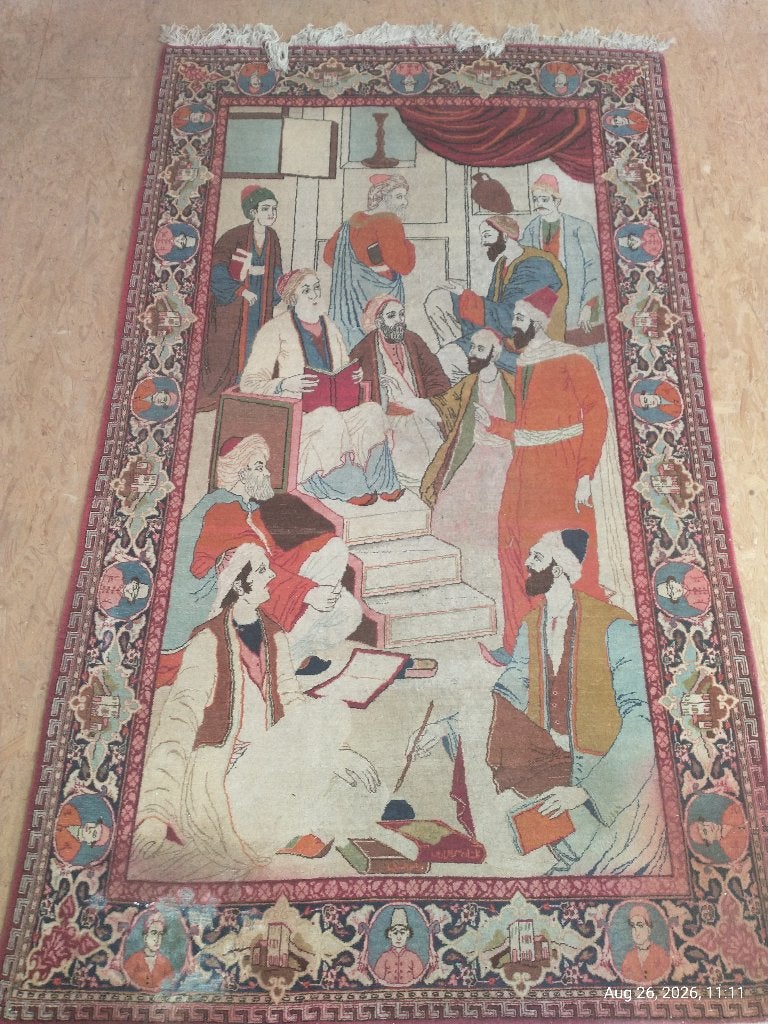 Old Kashan tapijt, Enlèvement, Utilisé