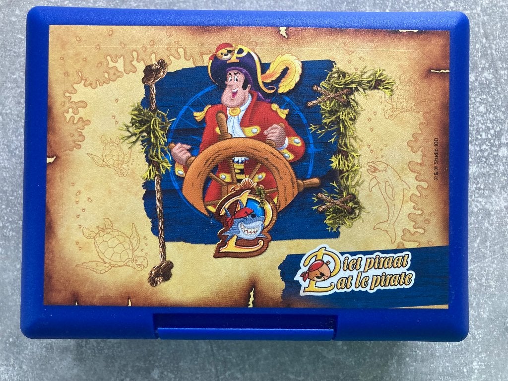Brooddoos Piet Piraat (nieuw), Diversen, Schoolbenodigdheden, Ophalen of Verzenden, Nieuw
