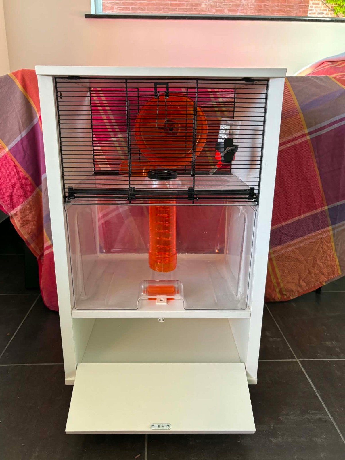 Kooi voor kleine knaagdieren, Animaux & Accessoires, Rongeurs & Lapins | Cages & Clapiers, Comme neuf, Cage, 60 à 90 cm, Moins de 75 cm